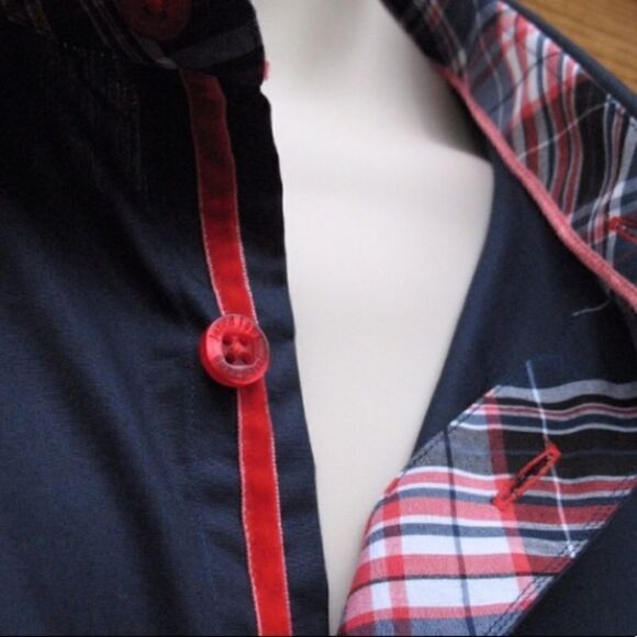NWOT Blue Check Shirt - Picture 4 of 7